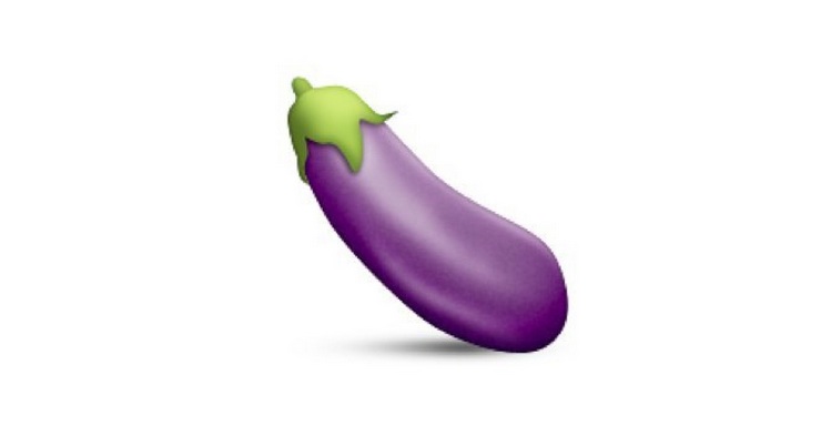 emoji aubergine 