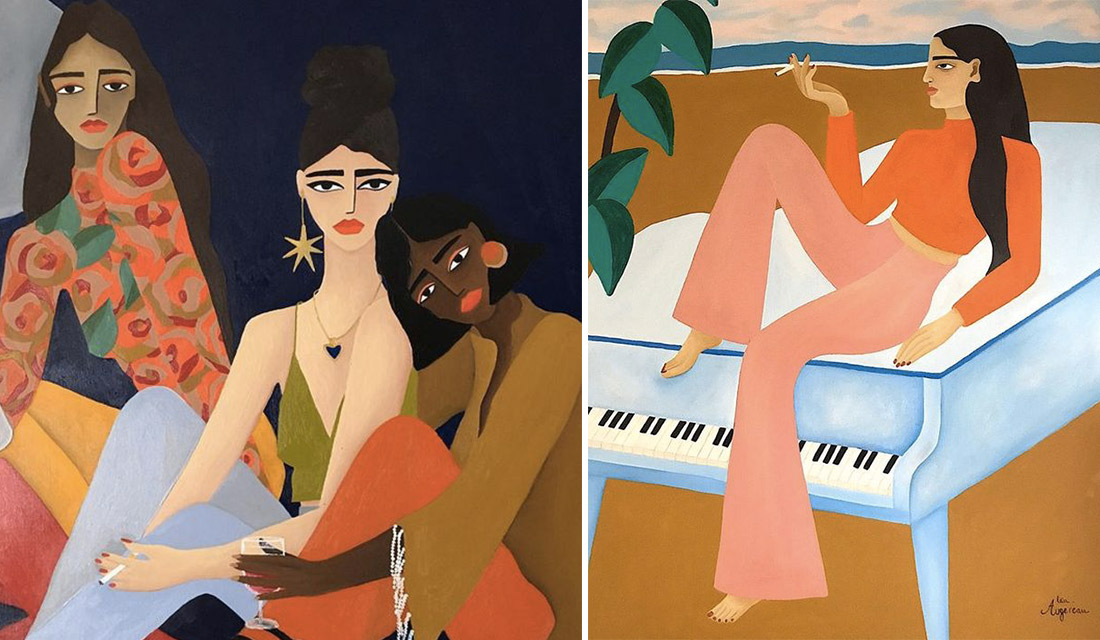 peintre artiste lea augereau